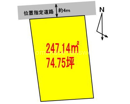 高崎駅東口　土地面積:247.14平米 ( 74.75坪 )　