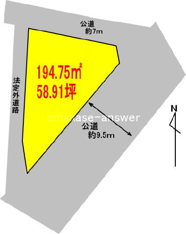 高崎市井野・貝沢・日高 売地 540万円