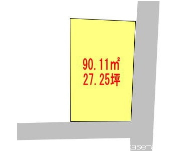 飯塚・並榎・小鳥　土地面積:90.11平米 ( 27.25坪 )　