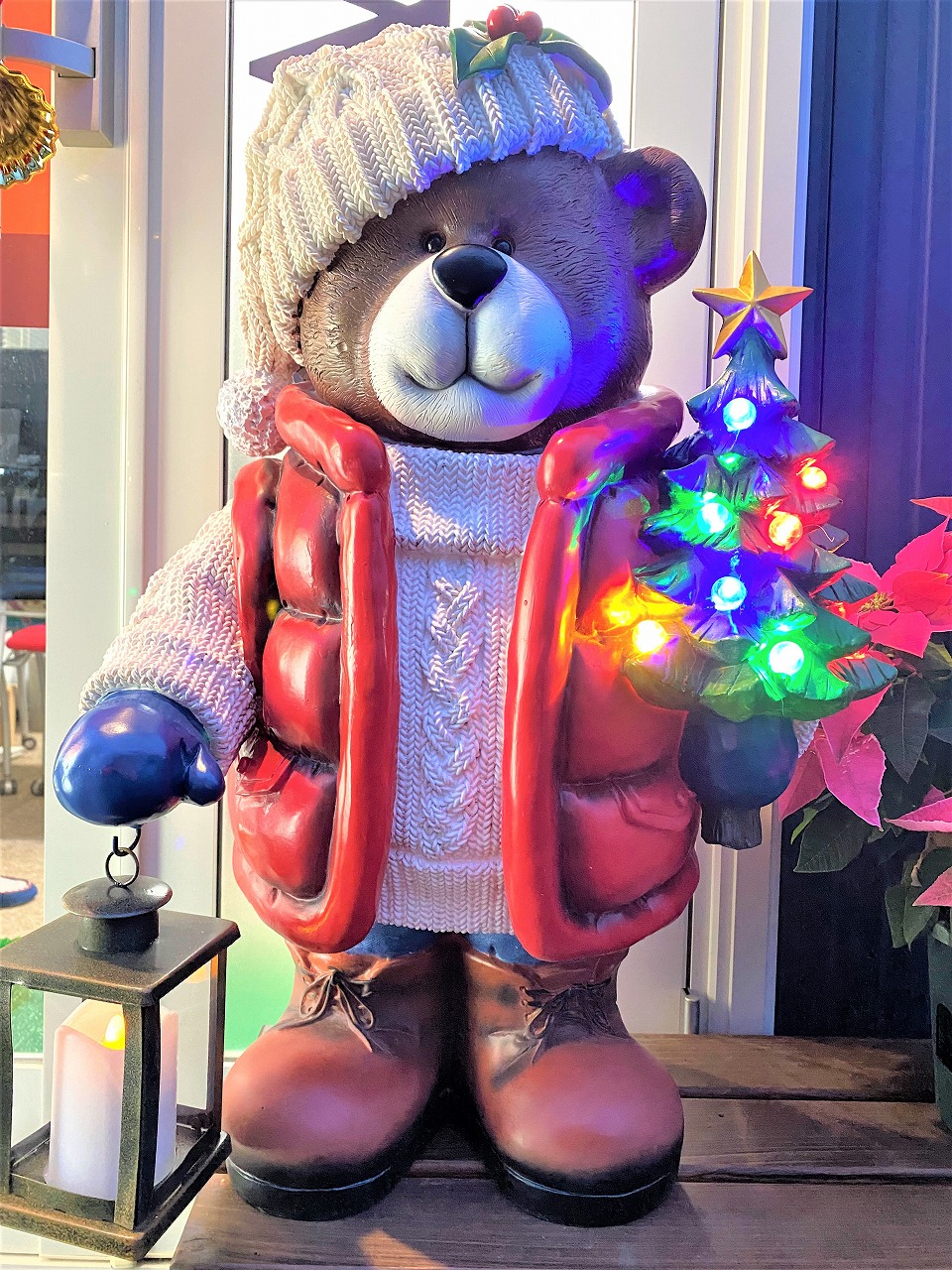 コストコクリスマス用クマの置物 - 季節/年中行事